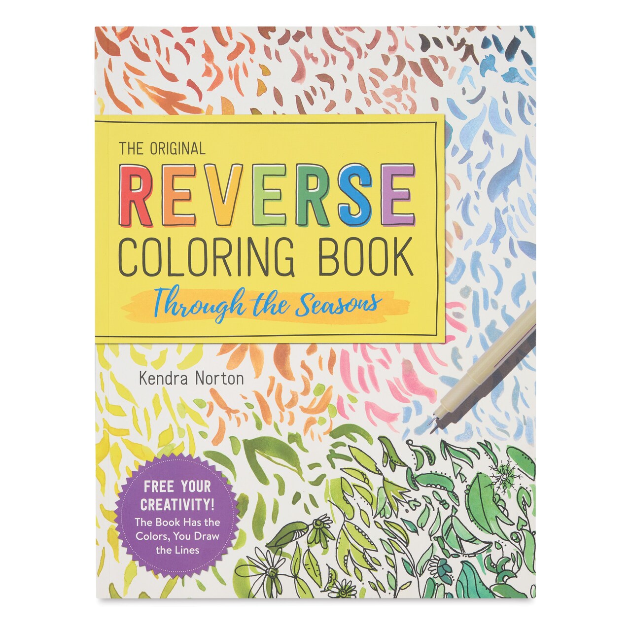 The Reverse Coloring Book: Through the Seasons - 8-1/2" x 11", 104 Pages